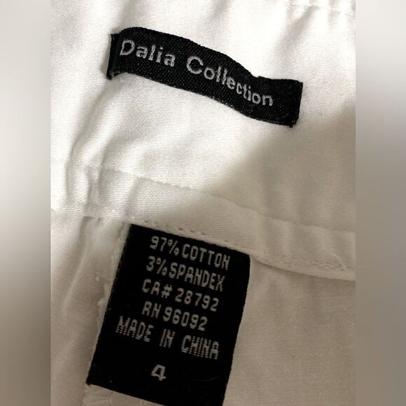 Dalia Collection White Pants Size 4 - Picture 3 of 4